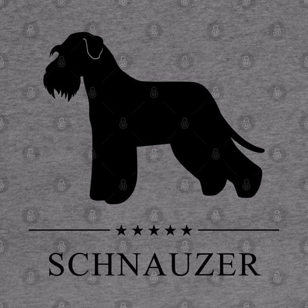 Schnauzer Black Silhouette by millersye